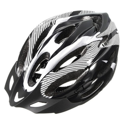 Casco de Bicicleta de Montaña con Textura de Fibra de Carbono - Image 9