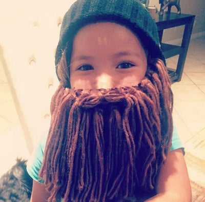 Gorro Tejido a Mano para Hombre con Diseño de Barba Divertida - Invierno - Image 6
