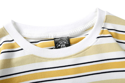 Playera de Rayas Contrastantes Manga Corta - Image 11