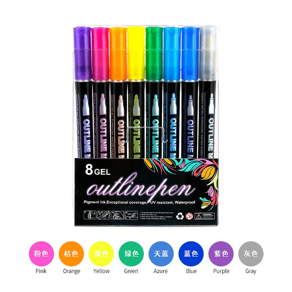 Set de 24 Marcadores de Doble Punta con Colores Fluorescentes - Image 6