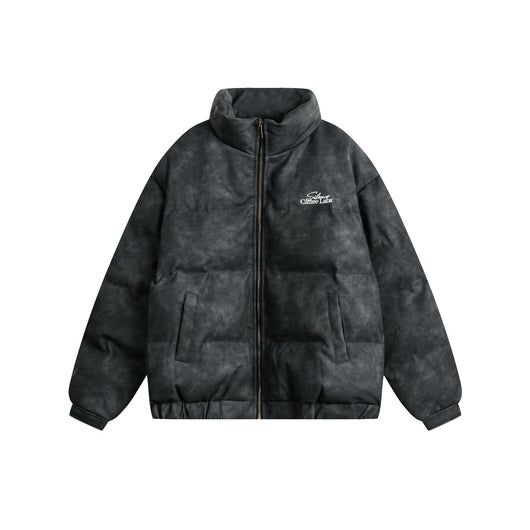 Abrigo de Cuero PU Retro Urbano para Hombre - Image 3