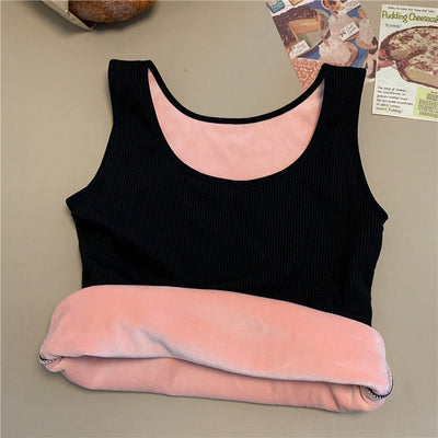 Camiseta Térmica Ajustada con Relleno para Mujer - Color Liso - Image 6