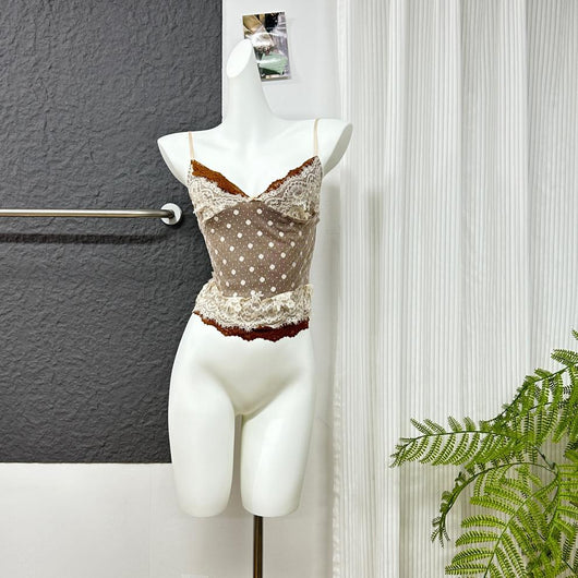 Bolso Bandolera Sweet Dream con Encaje y Lunares - Image 19
