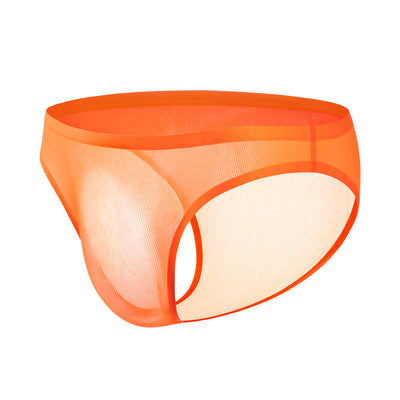 Calzoncillos de Seda de Hielo Translúcidos Ultra Delgados sin Costuras para Hombre - Image 21