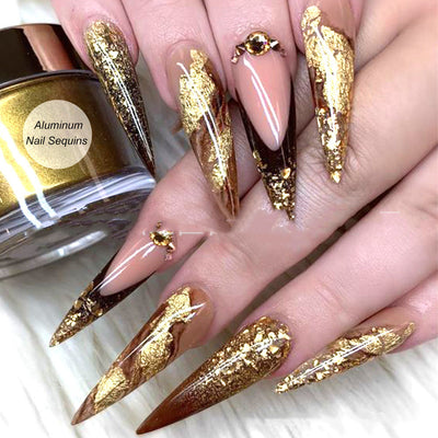 Láminas de Oro para Uñas - Adorno Fashion Elegante - Image 4
