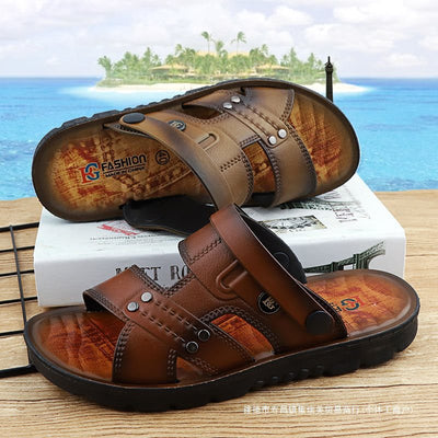 Sandalias Hombre Estilo Coreano Transpirables con Tecnología de Inyección de Aceite - Image 3
