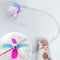Juguete Interactivo para Gatos con Pluma Retráctil Extra Suave
