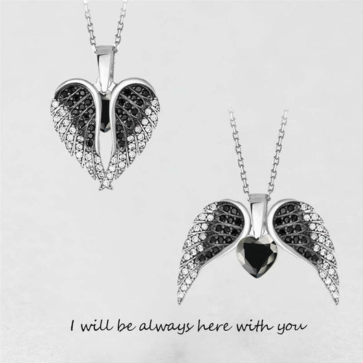 Collar Alas de Ángel con Corazón de Circonia para Mujer - Image 14