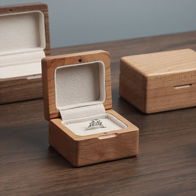 Joyero de Madera de Nogal Maciza - Diseño Lujo Minimalista Portátil - Image 11
