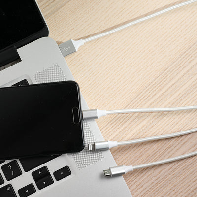 Cable USB Tipo-C 3 en 1 de 2 Metros para Carga Rápida y Transferencia de Datos - Image 10