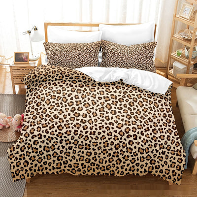 Juego de Edredón y Almohadas Estampado Textura Pelaje Animal - Image 16