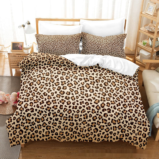 Juego de Edredón y Almohadas Estampado Textura Pelaje Animal - Image 16