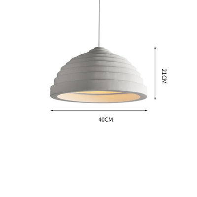 Lámpara Colgante Nórdica Minimalista Estilo Crema - Image 7