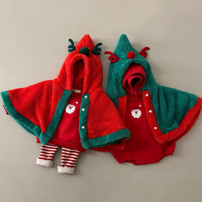 Enterizo Acolchado de Terciopelo para Bebés y Niños Pequeños - Image 3