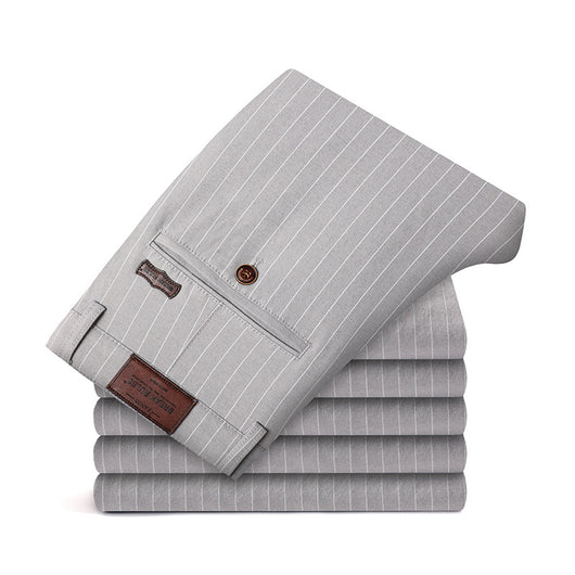 Pantalones Slim Juveniles con Rayas y Tecnología Stretch - Image 11