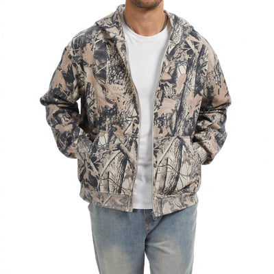 Sudadera con Cierre Estilo Camuflaje para Hombre - Image 5