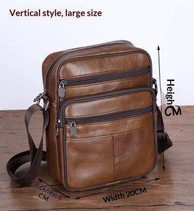 Bolsa de Cuero para Hombre Crossbody Casual y Elegante - Image 9