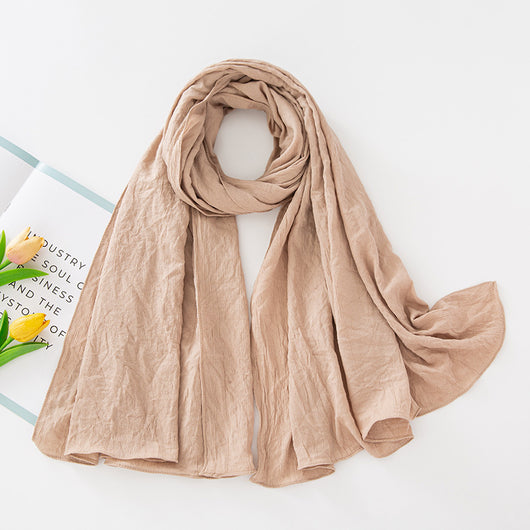 Pañuelo de Rayón Natural con Efecto Arrugado - Accesorio Versátil para Bolso - Image 51