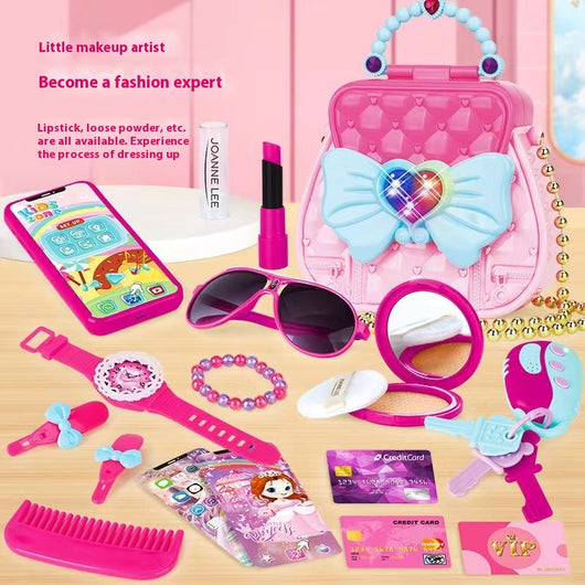 Set de Accesorios de Belleza Princesa con Bolso Decorativo