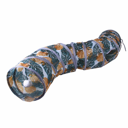 Túnel Plegable para Gatos con Diseño Impreso - Image 3