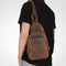 Bolsa Pecho Cuero Crazy Horse para Hombre - Estilo Outdoor