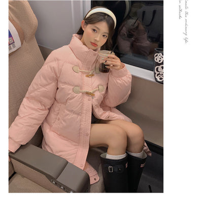 Chaqueta Acolchada Coreana Suelta Midi para Mujer Invierno - Image 14