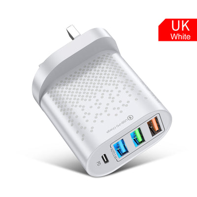 Cargador Rápido 3 USB + Type-C 3.1A - Image 7