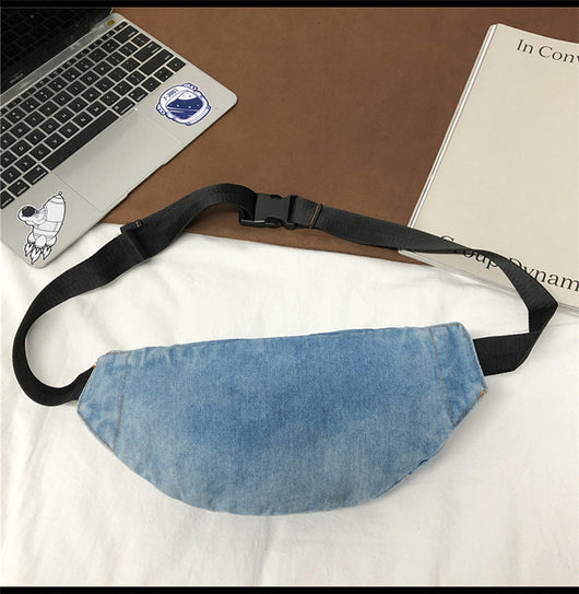 Bolsa de Pecho Denim Estilo Harajuku Japonés y Coreano - Image 11