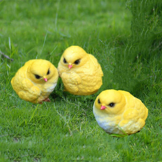 Pato Mandarin Decorativo de Resina - Escultura de Animal Amarillo - Image 8
