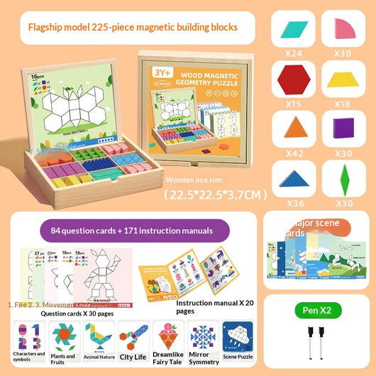 Puzzle Tangram Educativo para Niños - Bloques de Construcción Lógica - Image 7