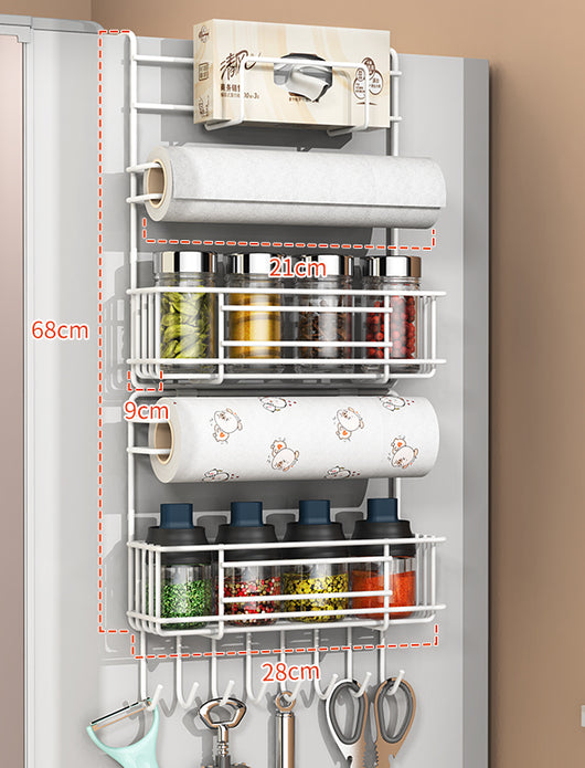 Organizador Lateral para Refrigerador - Almacenamiento Inteligente de Cocina - Image 12
