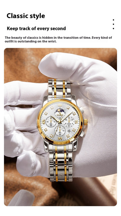 Reloj de Cuarzo Multifuncional para Hombre - Image 12