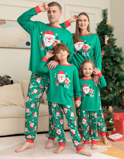 Pijamas Navideños a Juego para Toda la Familia con Diseño de Santa Claus - Image 10