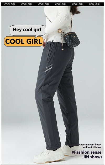 Pantalones Tácticos Impermeables Acolchados con Lana de Cordero para Hombre y Mujer - Image 29