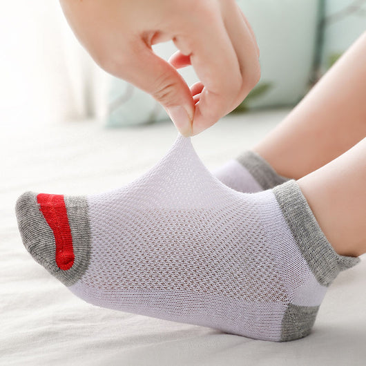 Calcetines Finos Transpirables para Niños - Malla Respirable de Algodón - Image 3