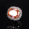 New Arrival Imitation Bird's Nest Chopard-Estilo Elegant Women's Set Ring