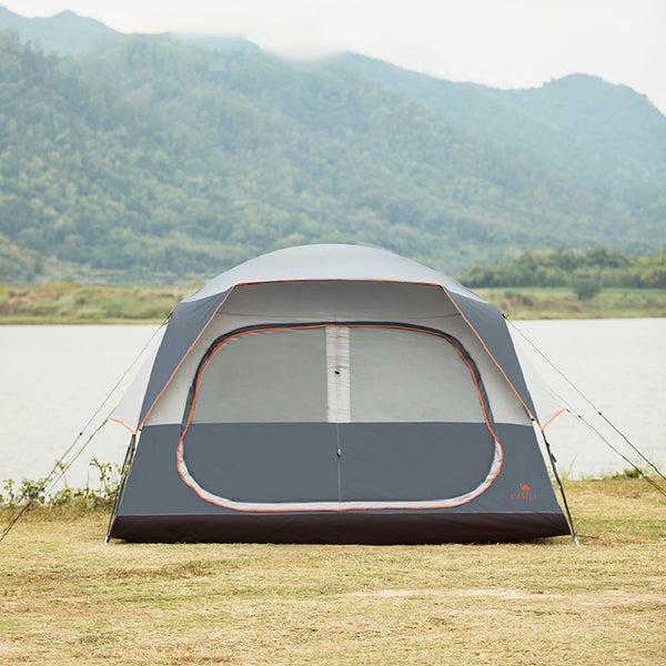 Tienda de Campaña Automática Impermeable con Postes de Vidrio - Espaciosa para Camping y Viajes