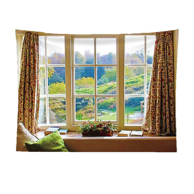 Tela de Fondo con Ventana Falsa y Paisaje 3D - Image 21