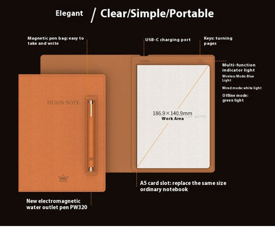 Libreta Digital Inteligente Huion Note X10 para Negocios y Reuniones - Image 16