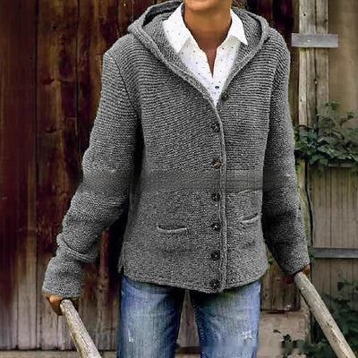Cardigan Tejido con Capucha - Image 8
