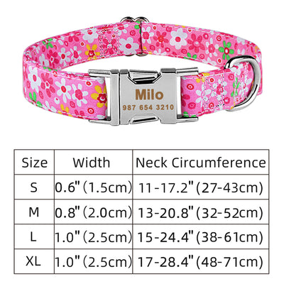 Collar Ajustable para Perro con Placa de Identificación Grabada Personalizada - Image 18