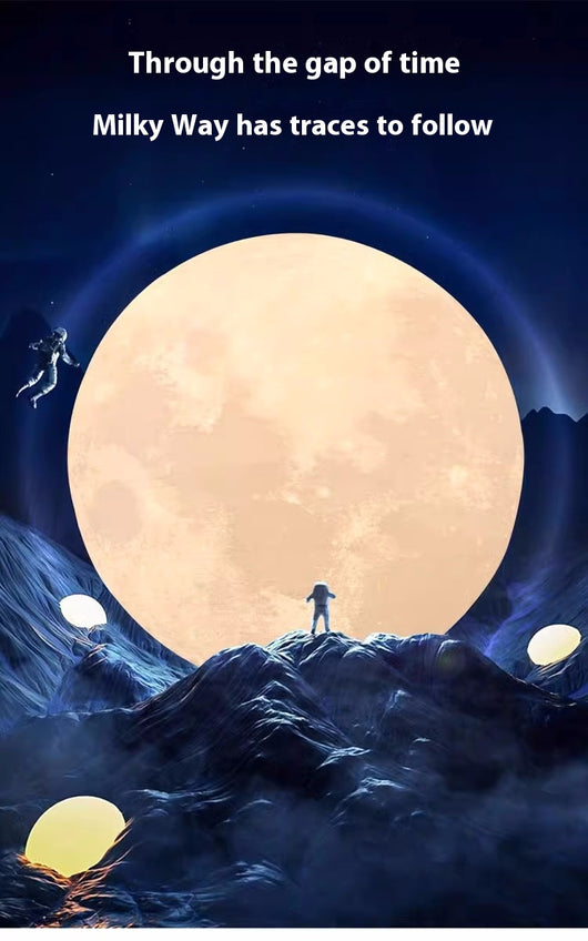 Lámpara de Techo Luna 3D - Luz Cálida para Dormitorio - Image 16