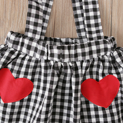 Conjunto Falda Suspensores con Moño y Manga Larga para Niñas - Image 7