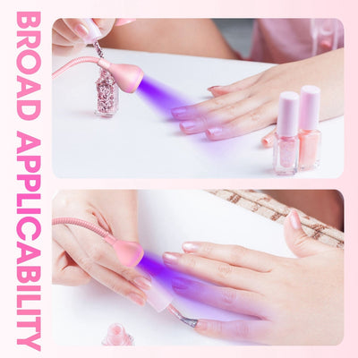 Lámpara UV de Cuello Flexible con Pinza para Uñas de Gel y Pegamento - Image 13