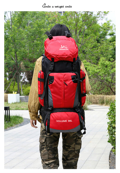 Mochila de Viaje 90L Impermeable para Senderismo y Trabajo - Image 31