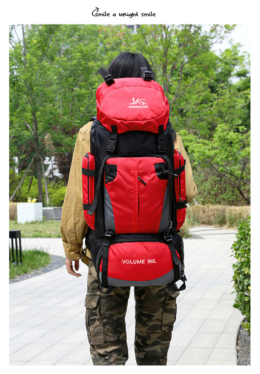 Mochila de Viaje 90L Impermeable para Senderismo y Trabajo - Image 31
