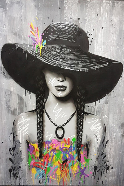 Cuadro Mural Graffiti Banksy Óleo Digital para Sala y Dormitorio - Image 18