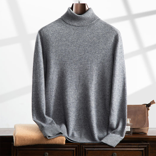 Camisa Casual de Cachemira con Cuello Alto para Otoño Invierno - Image 8