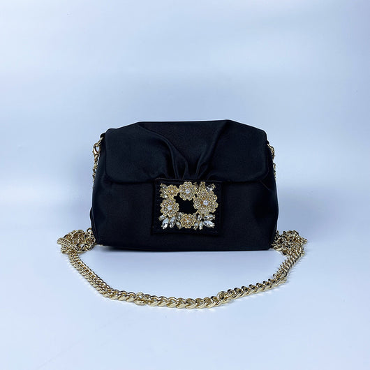 Bolso Bandolera Retro Arrugado con Cadena - Image 20