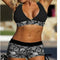 Bikini Deportivo Estampado Calavera - Traje de Baño Conservador para Playa